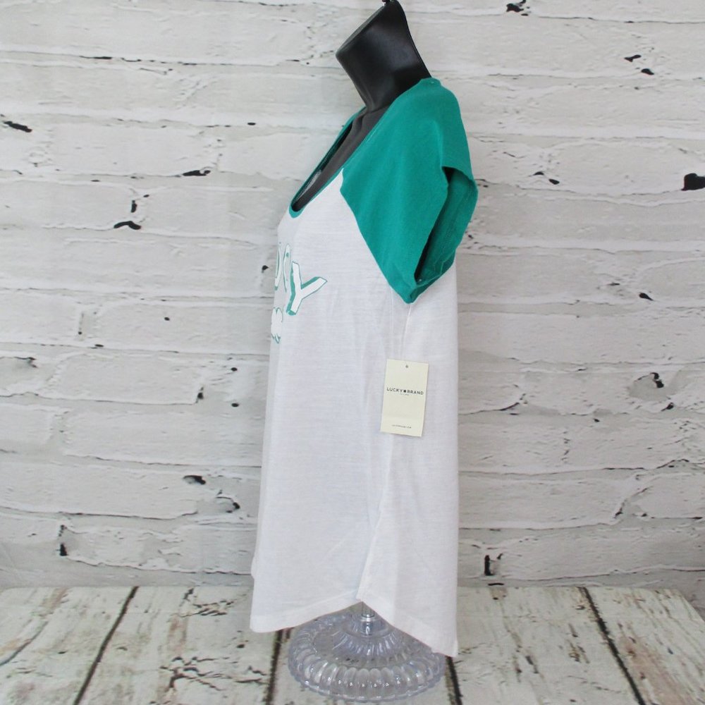 Lucky Brand Colorblock Baseball T-Shirt - Picture 5 of 8